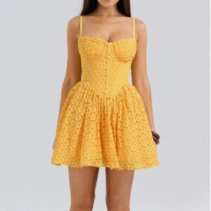 Carolina Stretch Lace Corset Minidress